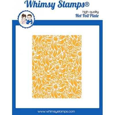 Whimsy Stamps Deb Davis Hotfoil Stamp - Floral A2